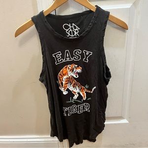 Distressed Graphic Tee/Tank